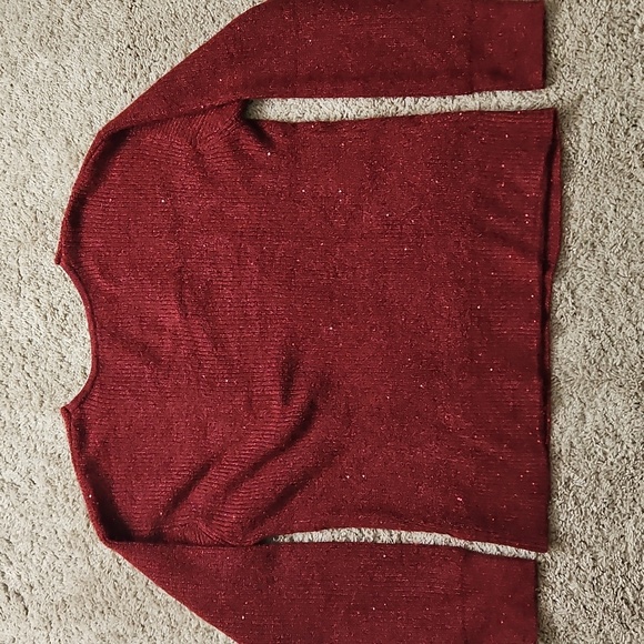 I.N.C. International Concepts Red Sweater With Subtle Red Sequin Detailing, XL - Picture 7 of 7